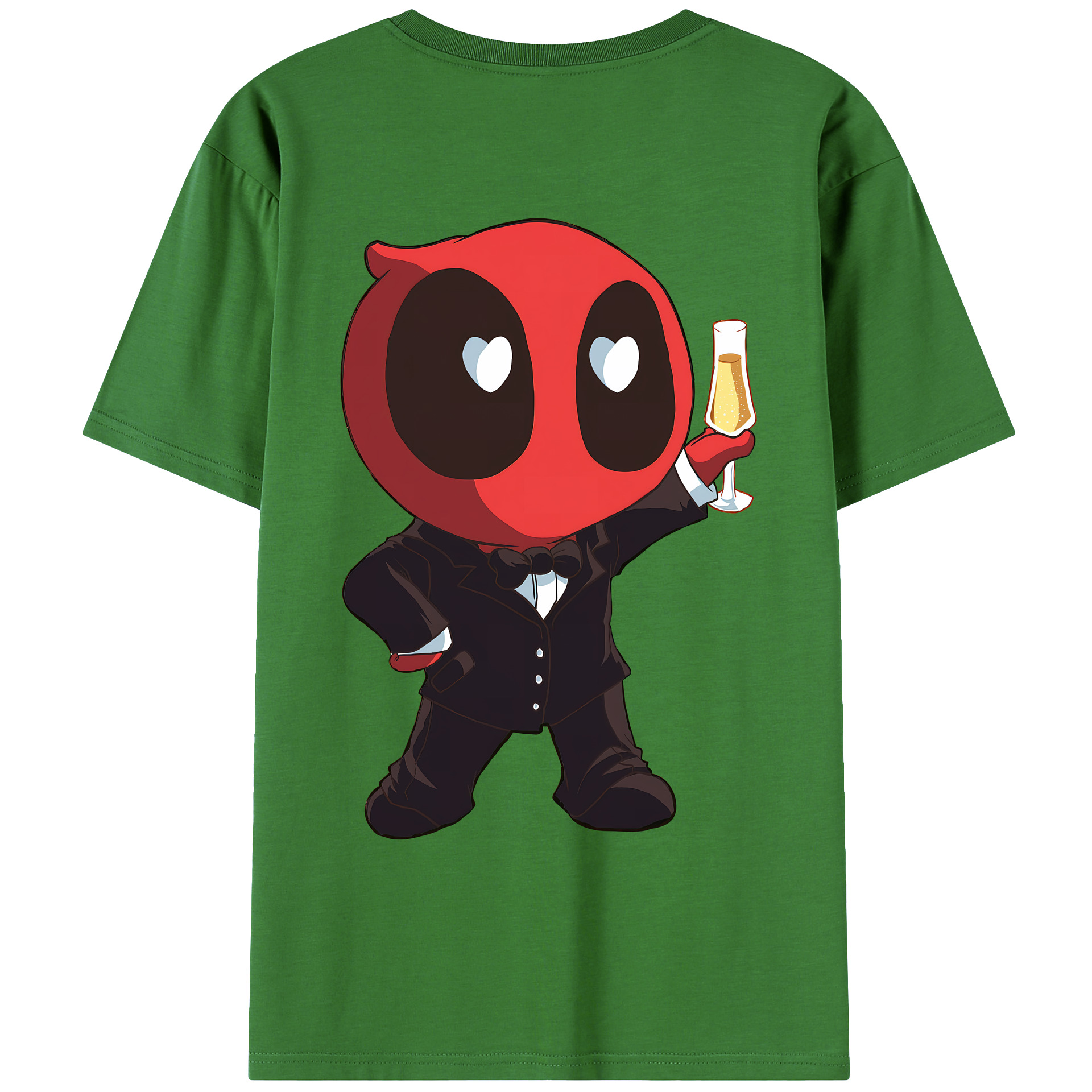 （画像用） Deadpool デッドプール レディース半袖Tシャツ(バックプリント)